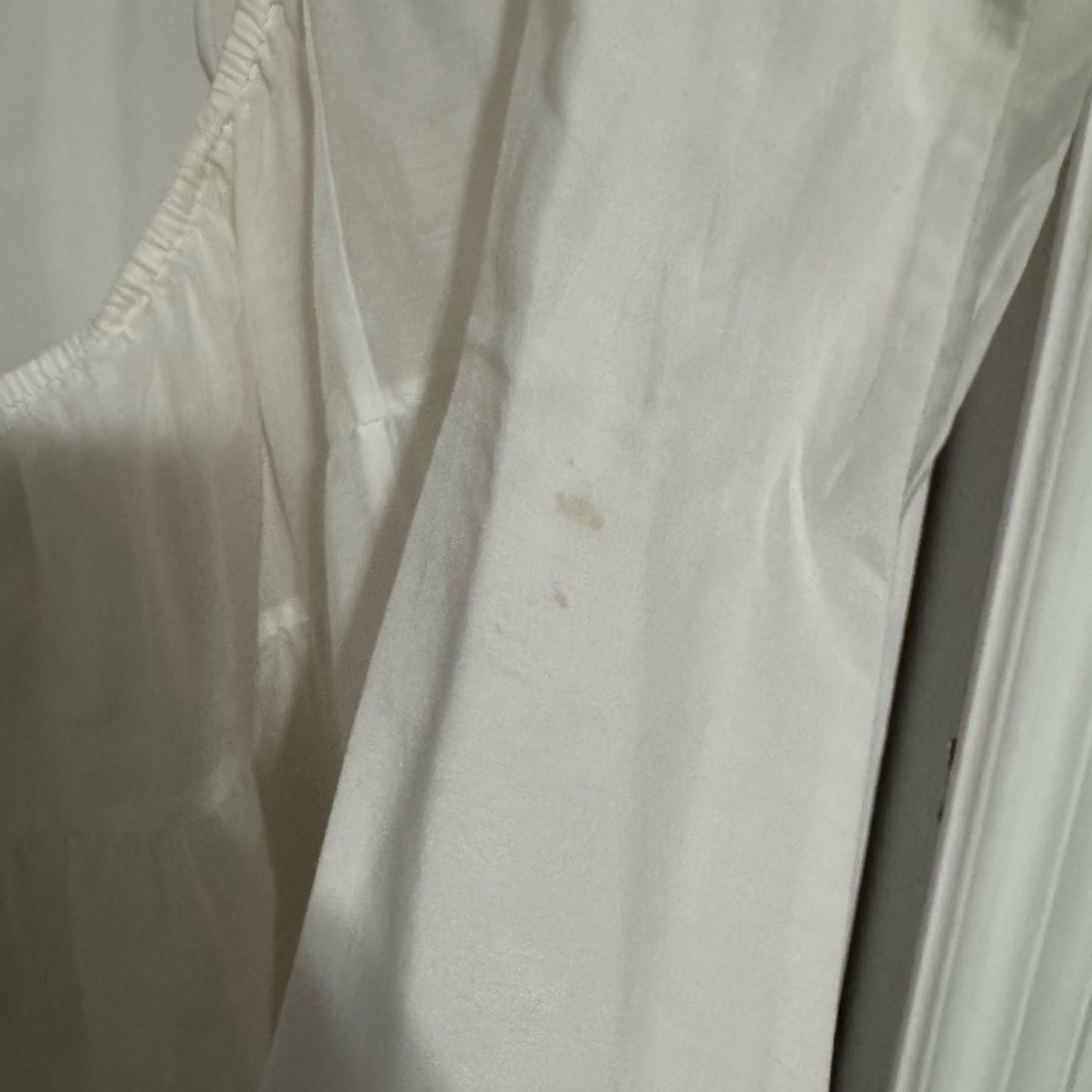 Alice + Olivia White Silk Long Sleeve Dress - Picture 10 of 12